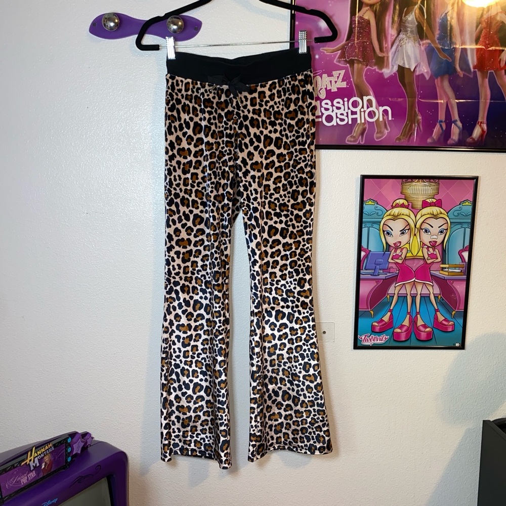 Heaven Sent Leopard Velour Pants